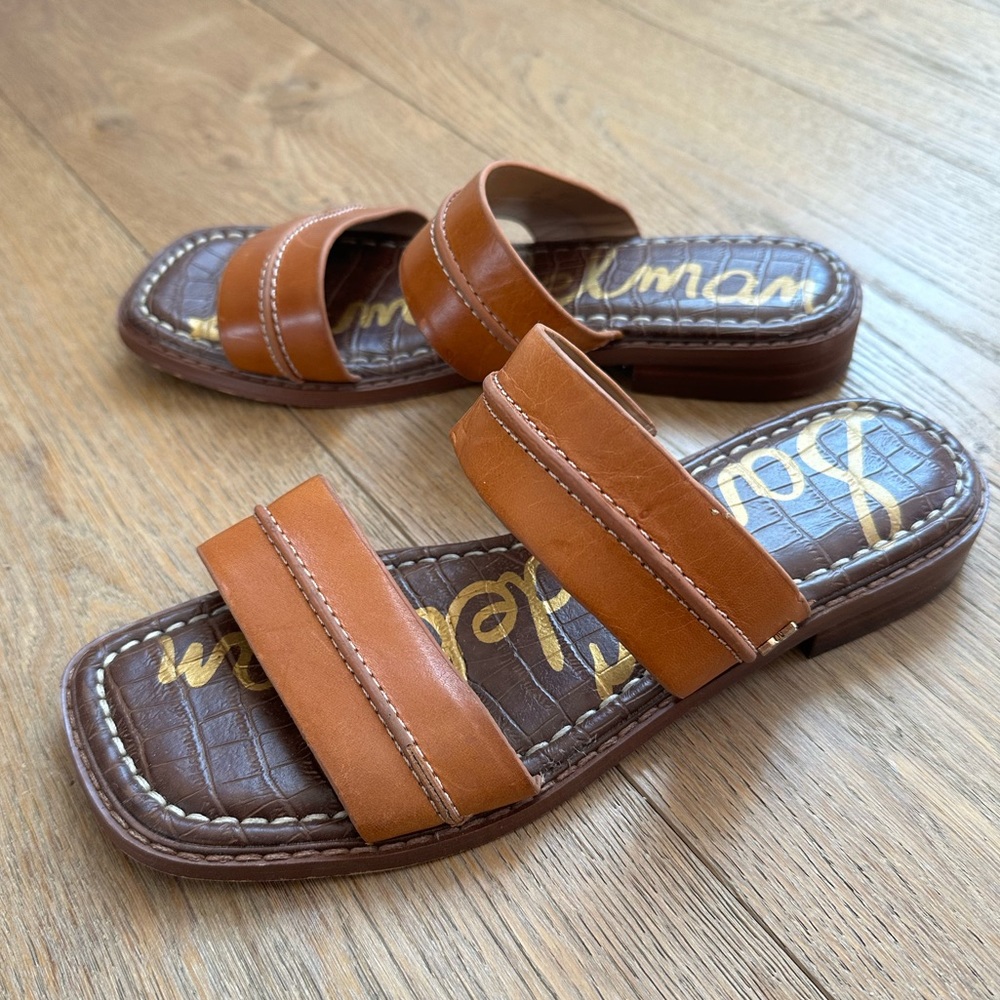 Sam Edelman brown leather sandals